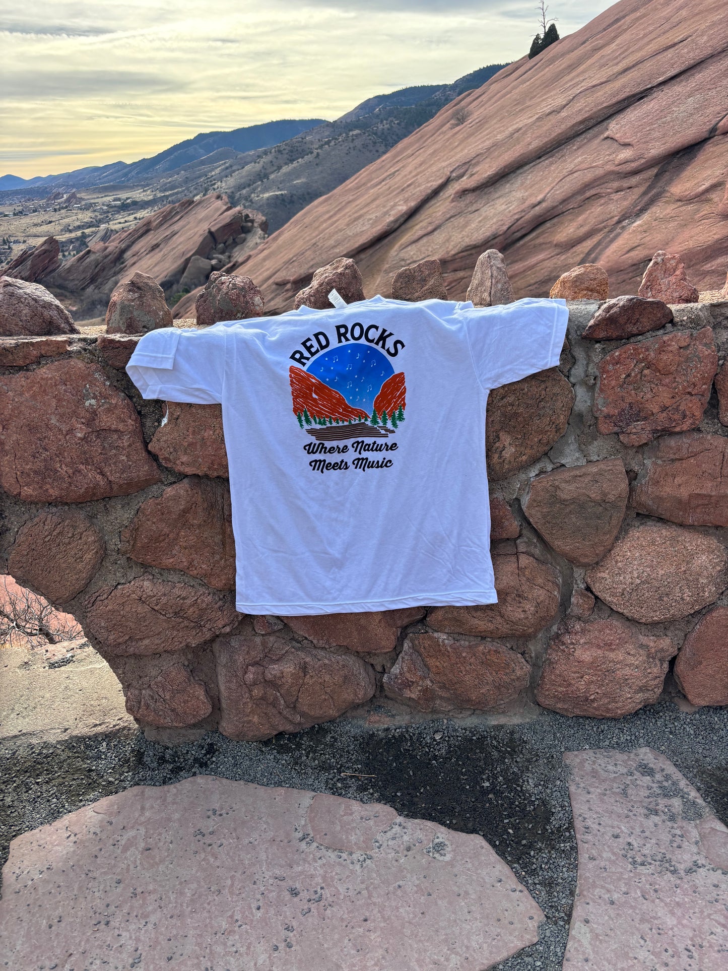 Where Nature Meets Music - White Tee